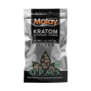 OPMS | Silver Kratom Capsules - Green Vein - Malay, [ 120 Capsules ]