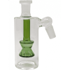 On Point Glass | 4.5" Color Trim Showerhead Ash Catcher 14m/45deg - Green