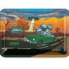Ooze | Metal Rolling Tray - Medium, Space Race