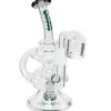Ooze | Mini Recycler Dab Rig - Rip Tide, Midnight Wave