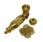 Pipo - Brass Metal Spoon Hand Pipe with Locking Storage - Image 2