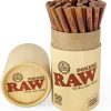 RAW | Natural Wooden Pokers - [Box of 50], Small