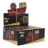 RAW | Tips Pre Rolled - Black W-Wide, 18 CT, [ Box of 20 ]