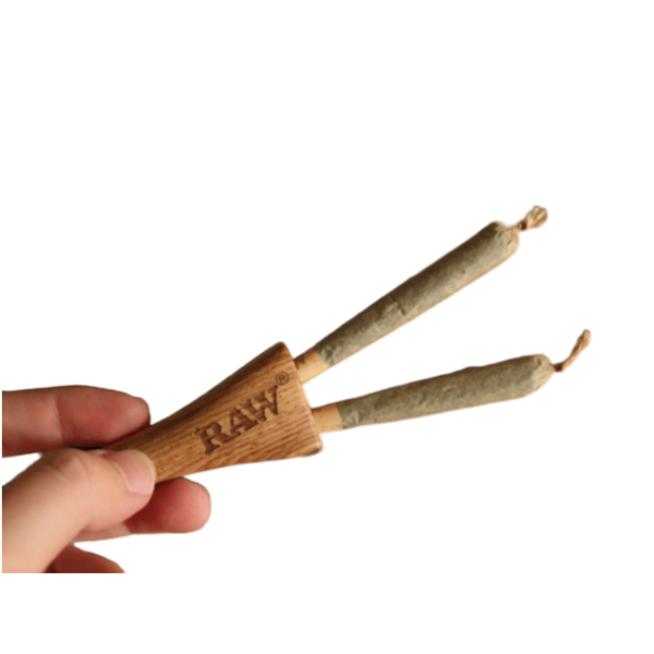 RAW | Double Barrel Wooden Cigarette Holder - Image 3