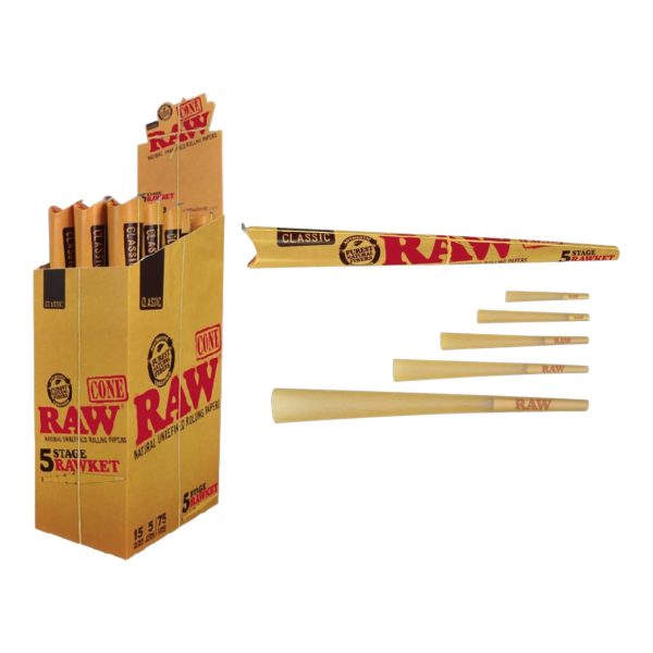 RAW | 5 Stage RAWKET Cone | 5 CT Variety Pack - Image 4