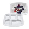 Readi | Foam Disposable Plates - Compartmental 12CT Pack, [ Single ]