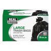 Real Tough | Black Trash Bags -