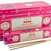 Satya Incense  [ Box of 12 ] - Rose