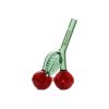 Shadow Glass - Hand Pipe Double Cherry - 5.5 Inch - Assorted