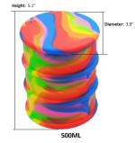 Silicone Container | Oil Barrel Drum 3.8 Inch 500ml - Image 3