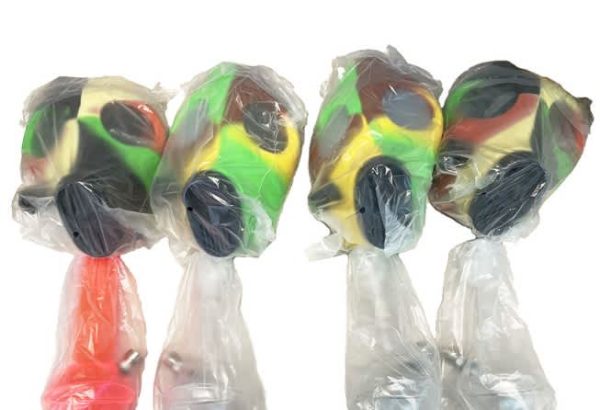 Silicone Gas Mask With Acrylic Pipe Set - Image 2