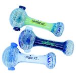 Smokerz - Glass Hand Pipe Dye Tube Frit Design Spoon - 5.15 Inches - Image 2