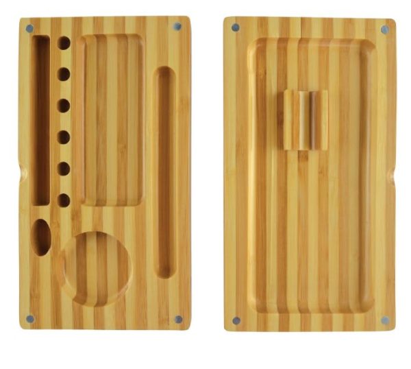 Smokezilla Bamboo Magnetic Rolling Tray - Image 6