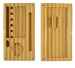 Smokezilla Bamboo Magnetic Rolling Tray - Image 4