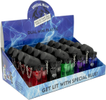 Box of 20 - Special Blue Dual Mini Plastic Torch Lighters - Image 2