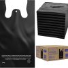 TY | Plastic  Shopping Bags - 10 inch (1/10), Black
