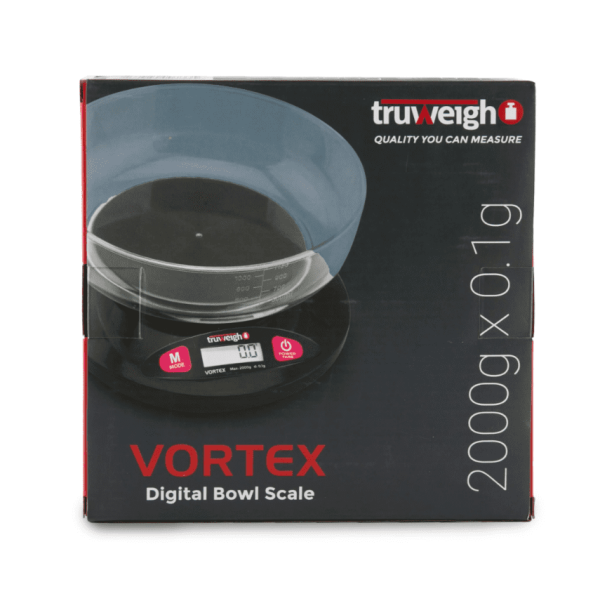 Truweigh | VORTEX Digital Bowl Scale | 2000g x 0.1g - Image 3