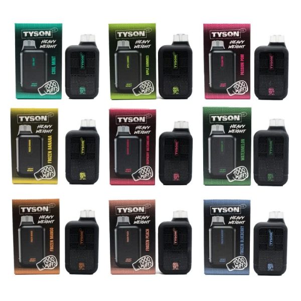Tyson 2.0 | Heavy Weight 7000 Puff Nicotine Disposable 15 ML [ Box of 10 ]