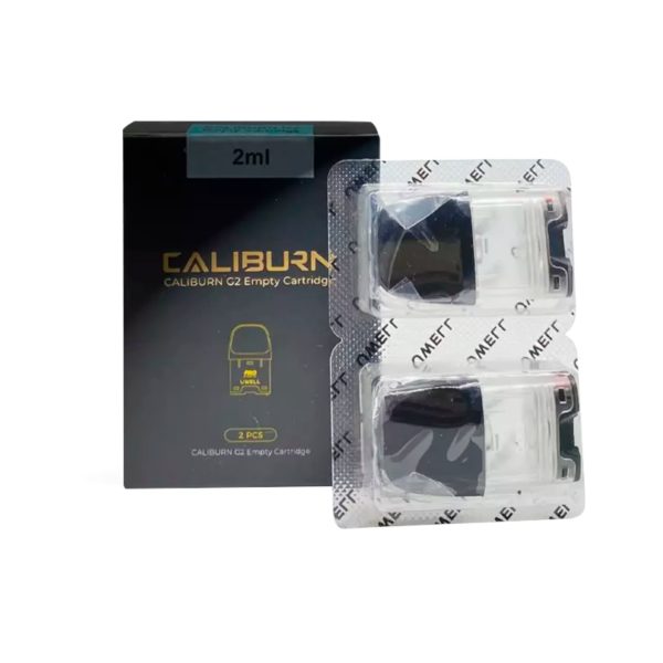 Pack of 2 - Uwell - Caliburn G2 2ML Refillable Cartridge - Image 2