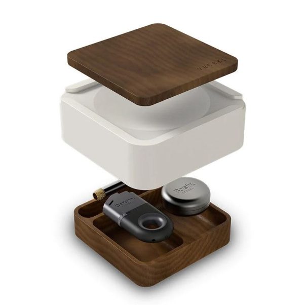 Vessel | Concrete Ashtray + Walnut Organizer - Image 5