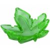 Glass Ashtray | Weed Leaf - Green
