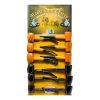 Wood Tobacco Pipe | Maple & Cherry - [ Display of 12 ]
