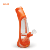 Waxmaid - Horn Silicone Glass Water Pipe - Orange