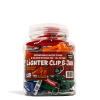 Weez | Lighter Leash Clip + Silicone Jar - Solid Colors, [ Box of 24 ]