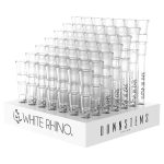 Display of 49 - White Rhino - 19/19 Glass On Glass Downstem - Image 2