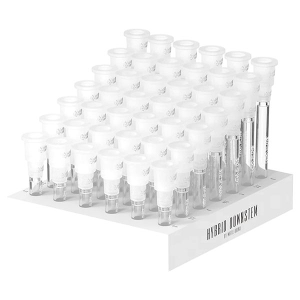 Display of 42 - White Rhino - Hybrid Silicone and Glass Downstem - Image 3