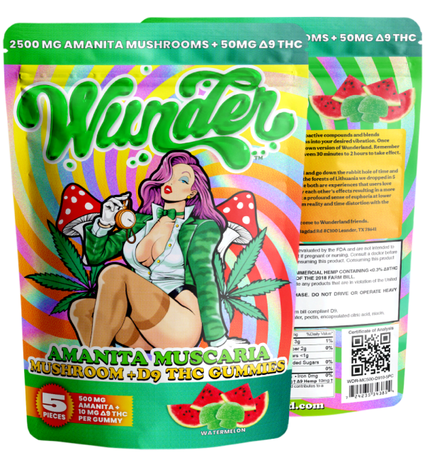 Wunder | Mushroom Gummies  | 2500 MG - 5 Pack - Image 9