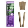 Zig Zag | Natural Hemp Wraps | 2 Pack - OG Purp, [ Single ]