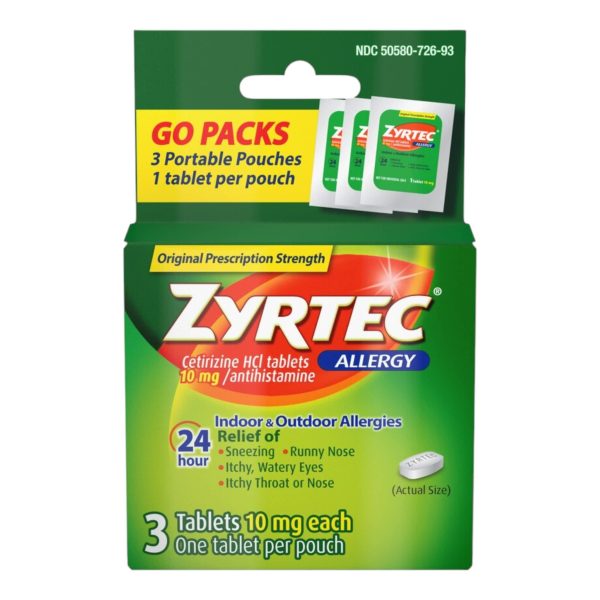Zyrtec | Allergy Relief | 10mg - 3 CT - Image 2
