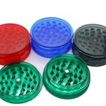Candy Skull | 3 Part Clear Plastic Grinders | 58mm - Assorted colors | (GR044)