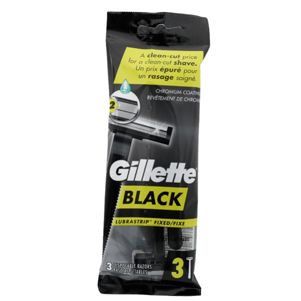 Gillette | Disposable Razor | Black 2 Blade - Image 2