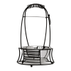 MYA Hookah | Charcoal Basket - Medium, Silver