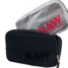 RAW | Smell Proof Smokers Pouch v2 - Medium ( Full Ounce: 2.3” x 7.9” x 4.5” )