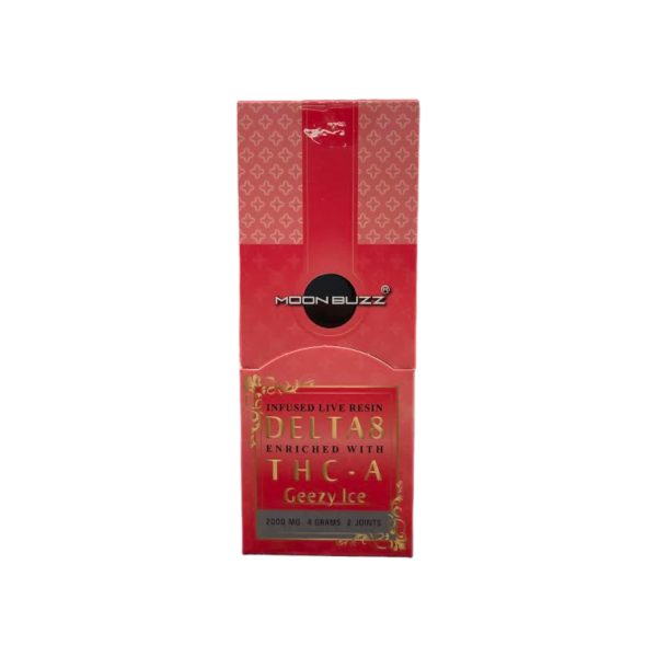 Moon Buzz | Diamond Collection  D8 + THC-A | Pre-Rolled 2PK | 2000MG | 4G - Image 3