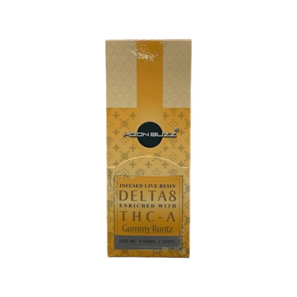 Moon Buzz | Diamond Collection  D8 + THC-A | Pre-Rolled 2PK | 2000MG | 4G - Image 4