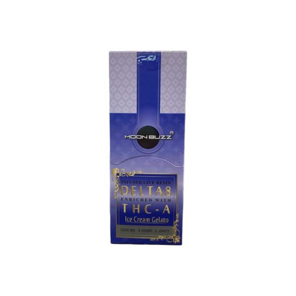 Moon Buzz | Diamond Collection  D8 + THC-A | Pre-Rolled 2PK | 2000MG | 4G - Image 9