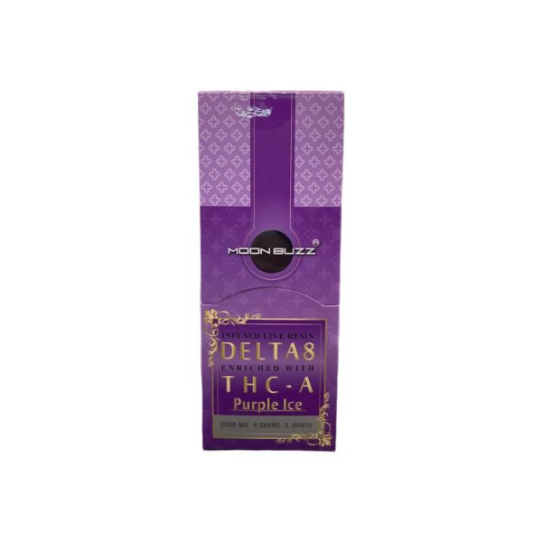 Moon Buzz | Diamond Collection  D8 + THC-A | Pre-Rolled 2PK | 2000MG | 4G - Image 5