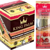 King Palm™ | Pre Rolled Leaf Cone | 2 Pack - Strawberry Shortcake, [ Box of 20 ]