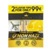 King Palm™ | Flavored  Tips - Squeeze and Pop | 2 Ct Pack - Lemon Haze, [ Single ]
