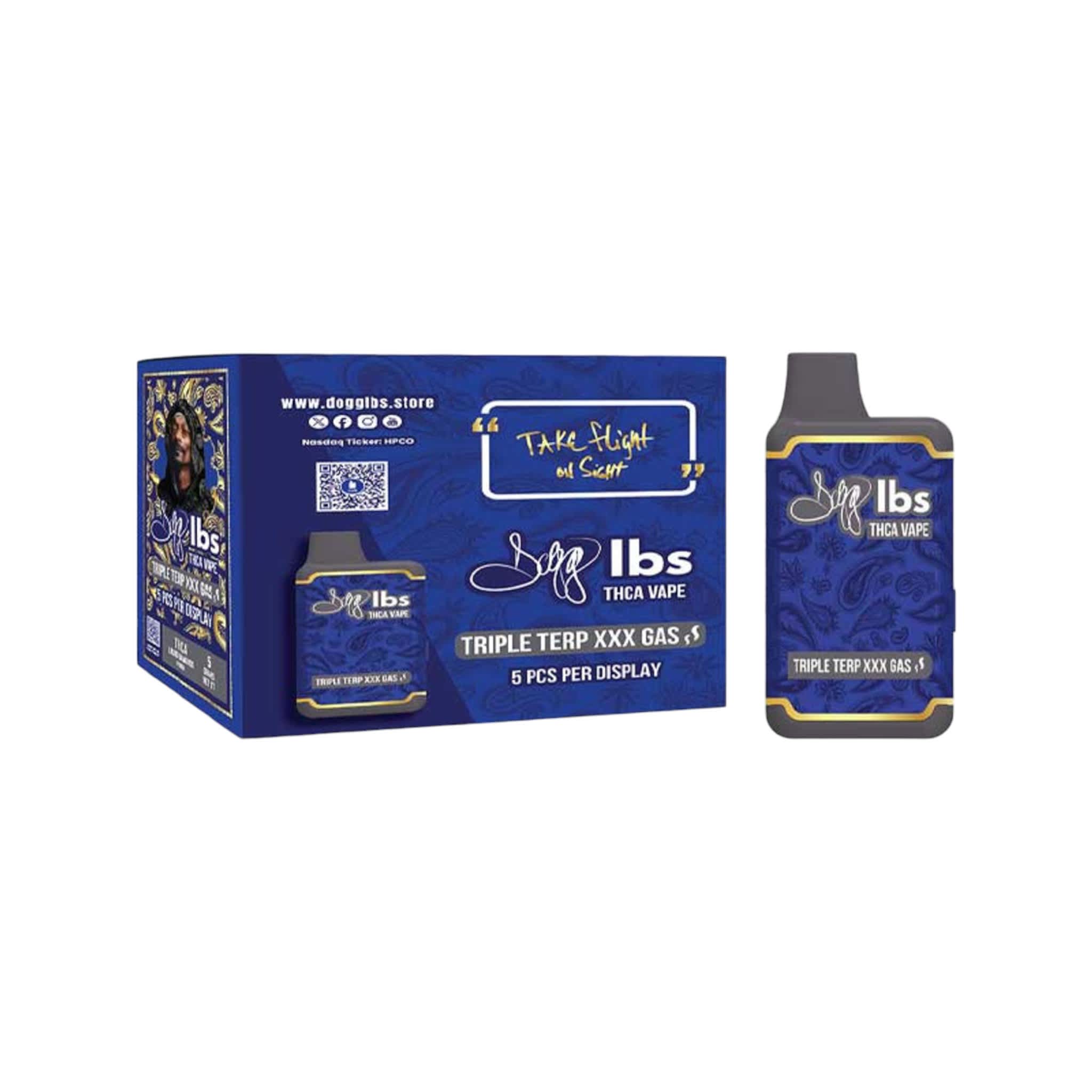 [Box of 5] - Snoop Dogg Lbs - THC-A + Liquid Diamonds Disposable - 5G - Image 2