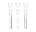 Display of 42 - White Rhino - Hybrid Silicone and Glass Downstem