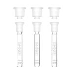 Display of 42 - White Rhino - Hybrid Silicone and Glass Downstem