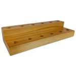 10" Empty Wood | Glass Joint Display - Image 2