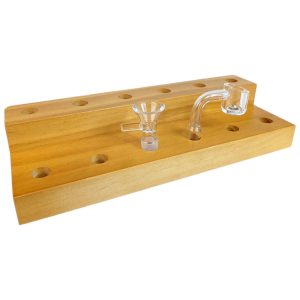 10" Empty Wood | Glass Joint Display