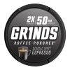 Grinds | Coffee Pouches - Double Shot Espresso, [ Single ]