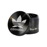 Green Star | 4 Part 2.5 Inches Leaf Design Grinder - Image 2